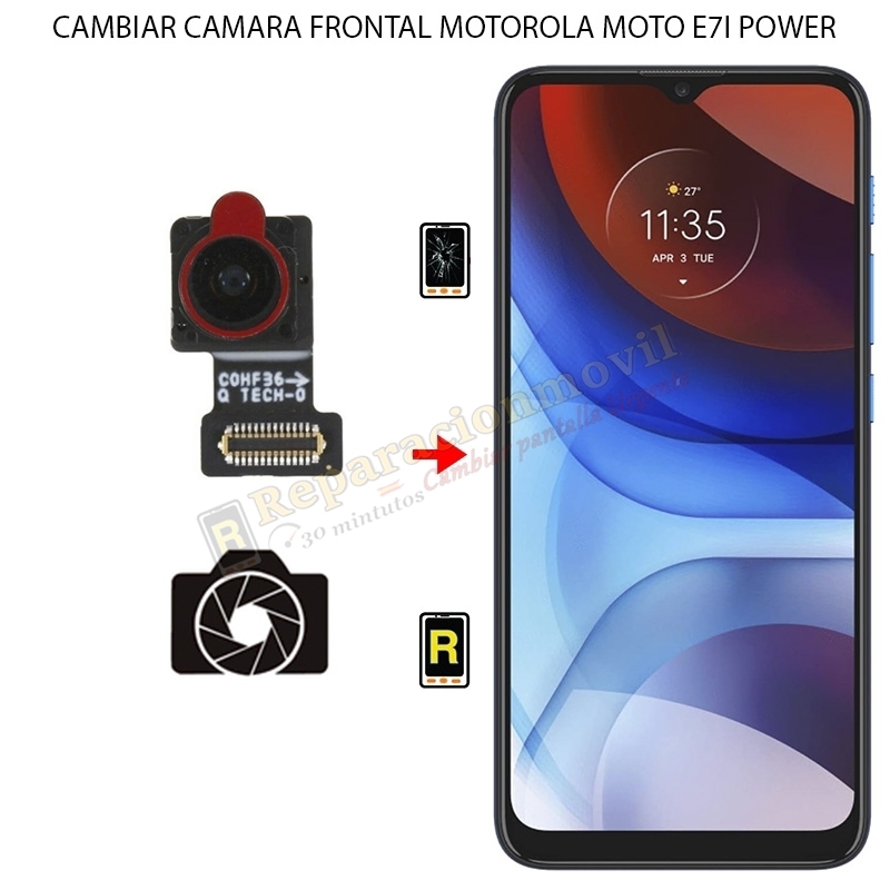 Cambiar Cámara Frontal Motorola Moto E7i Power