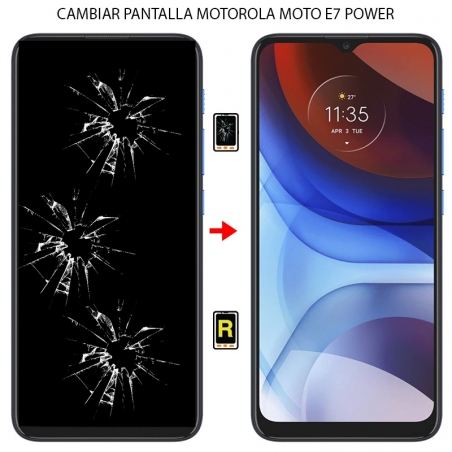 Cambiar Pantalla Motorola Moto E7 Power