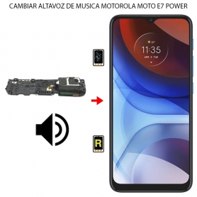 Cambiar Altavoz de Música Motorola Moto E7 Power