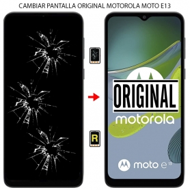 Cambiar Pantalla Original Motorola Moto E13