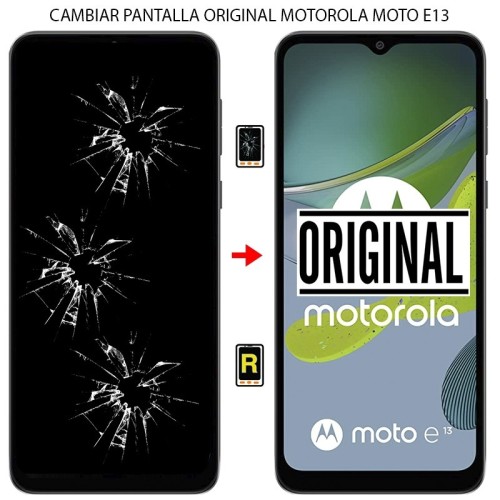 Cambiar Pantalla Original Motorola Moto E13