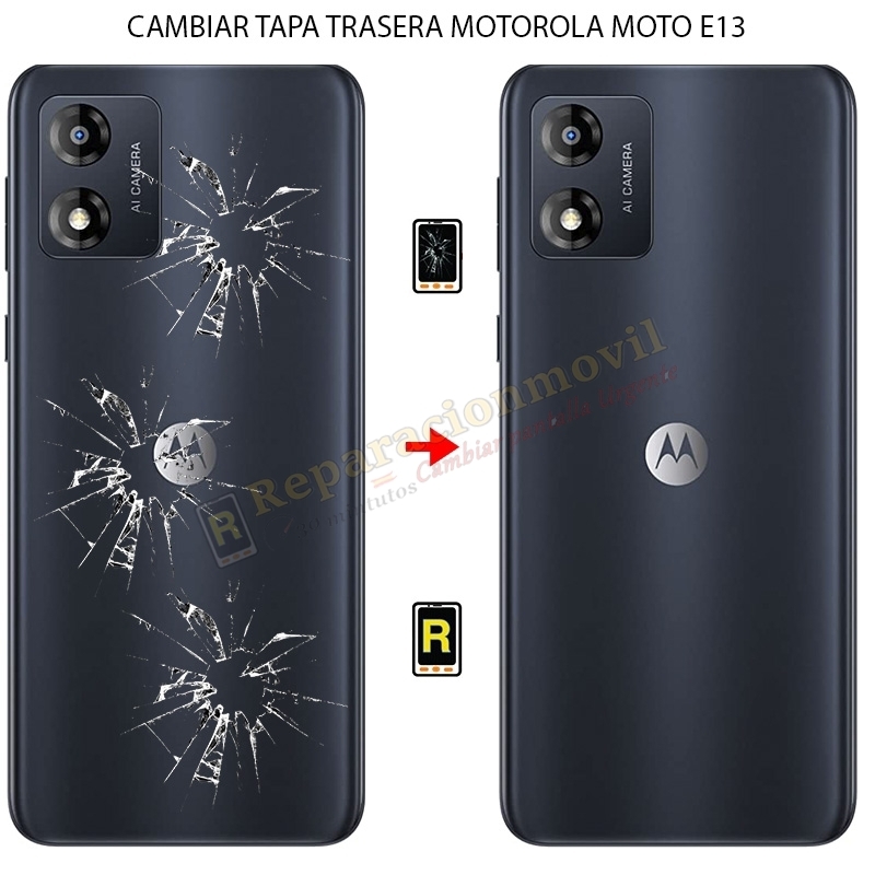 Cambiar Tapa Trasera Motorola Moto E13