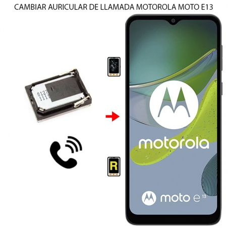 Cambiar Auricular de Llamada Motorola Moto E13