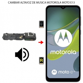 Cambiar Altavoz de Música Motorola Moto E13