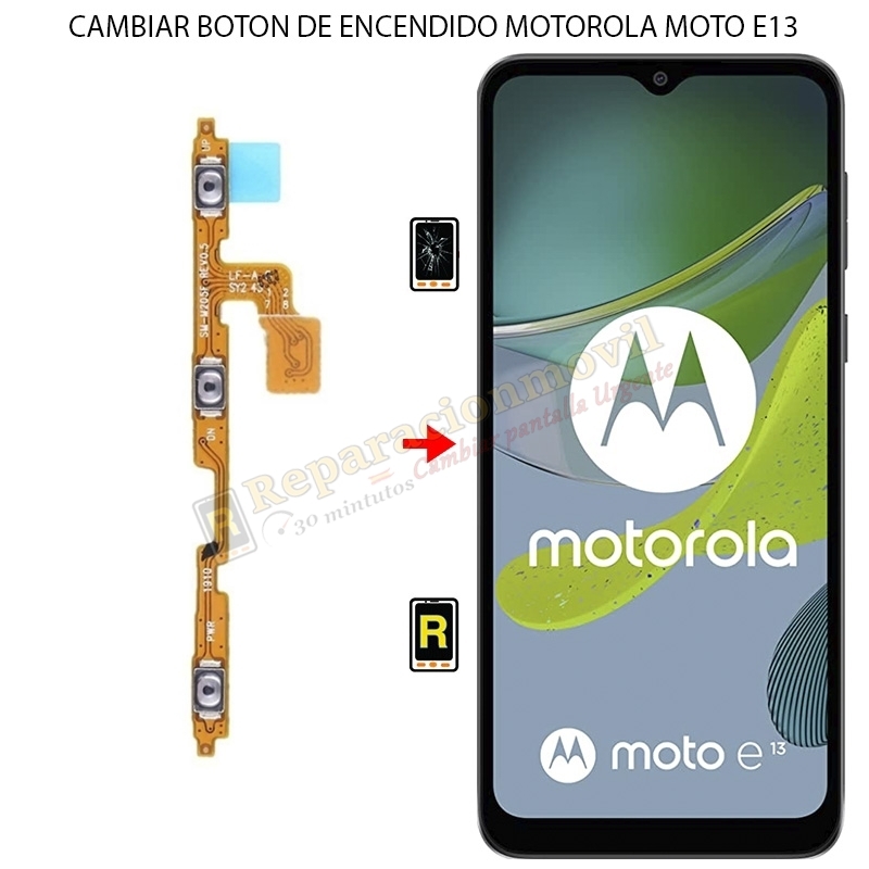 Cambiar Botón de Encendido Motorola Moto E13