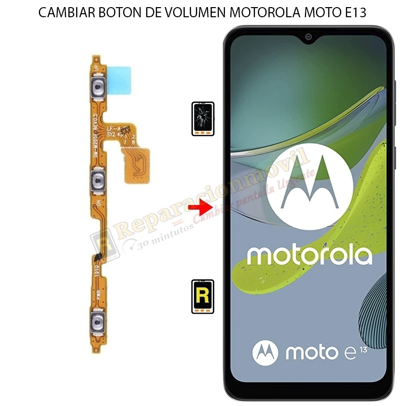 Cambiar Botón de Volumen Motorola Moto E13