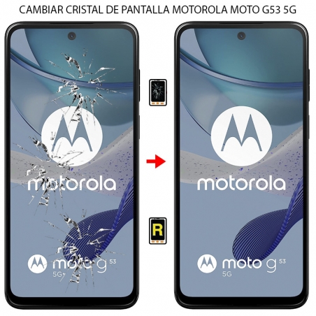 Cambiar Cristal de Pantalla Motorola Moto G53 5G