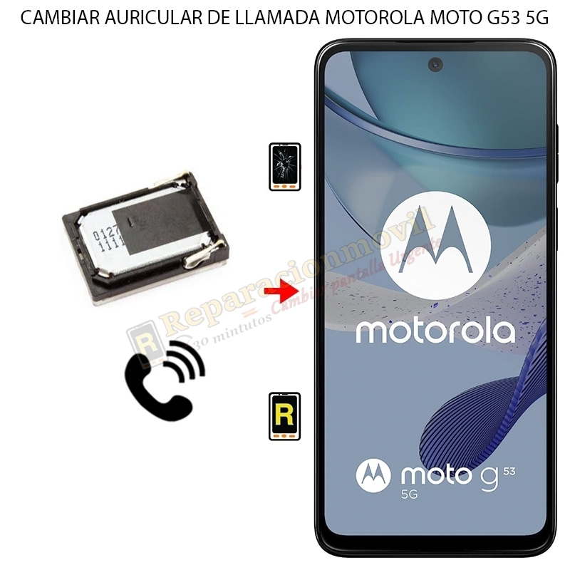 Cambiar Auricular de Llamada Motorola Moto G53 5G