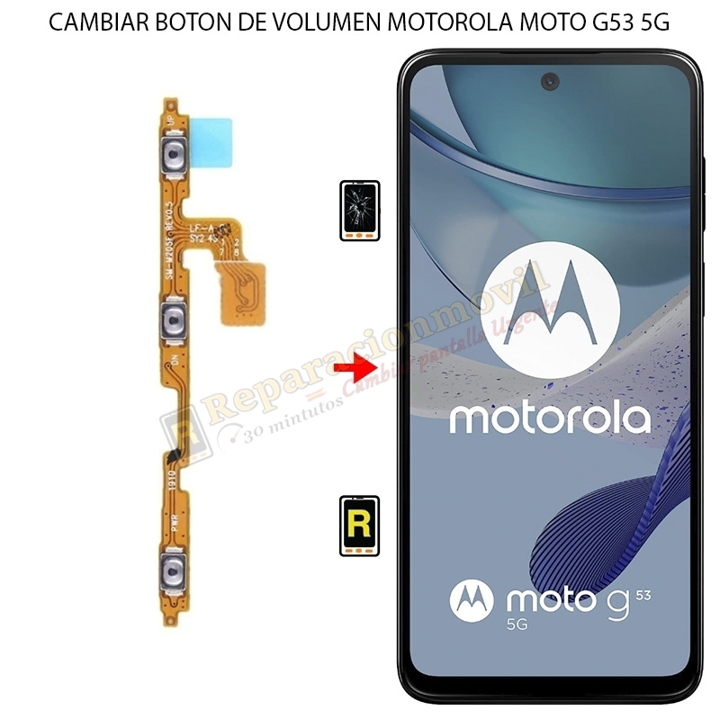 Cambiar Botón de Volumen Motorola Moto G53 5G