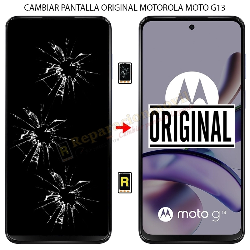 Cambiar Pantalla Original Motorola Moto G13