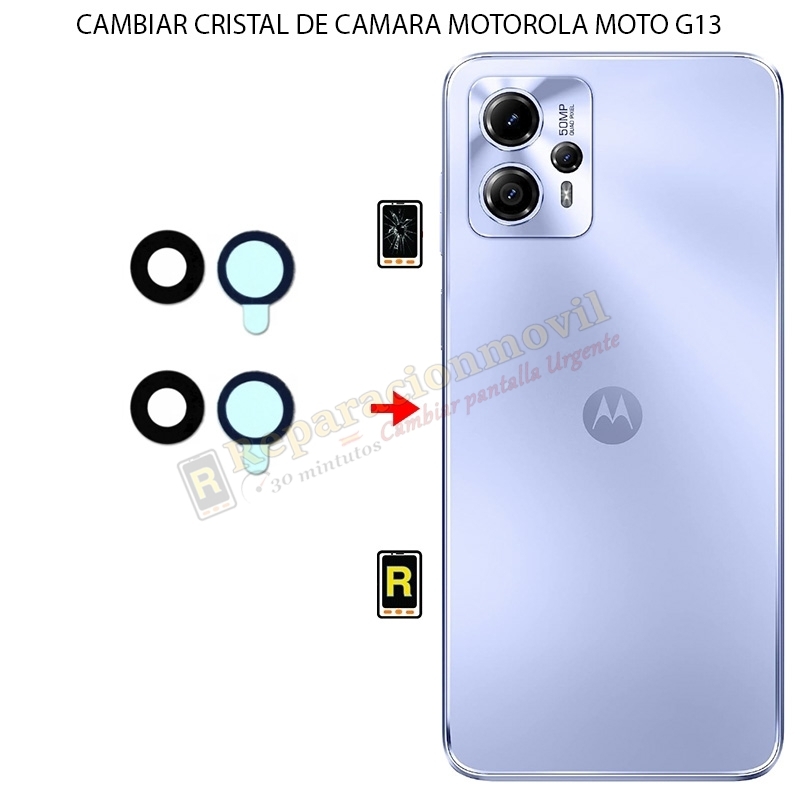 Cambiar Cristal Cámara Trasera Motorola Moto G13