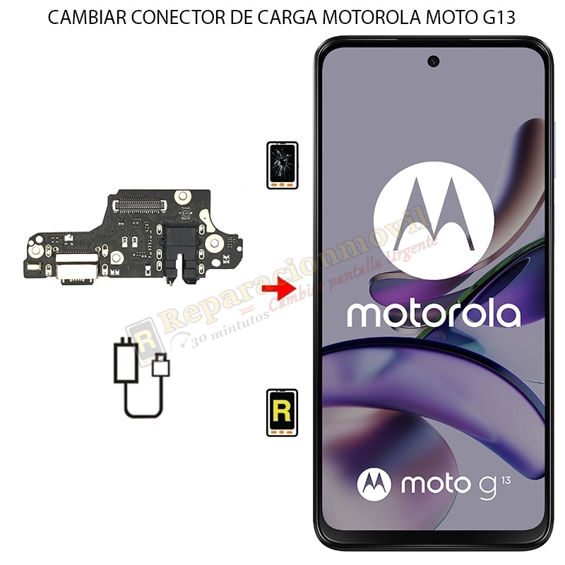 Cambiar Conector de Carga Motorola Moto G13