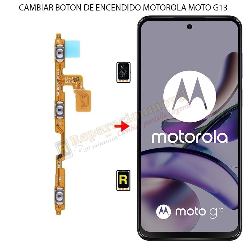 Cambiar Botón de Encendido Motorola Moto G13
