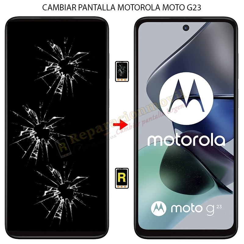 Cambiar Pantalla Motorola Moto G23