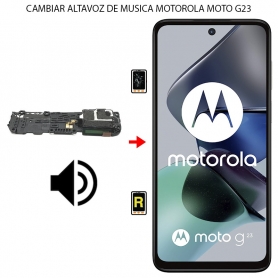 Cambiar Altavoz de Música Motorola Moto G23