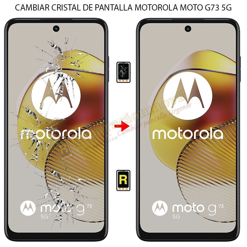 Cambiar Cristal de Pantalla Motorola Moto G73 5G