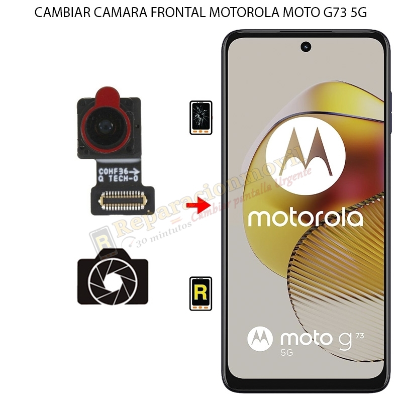 Cambiar Cámara Frontal Motorola Moto G73 5G