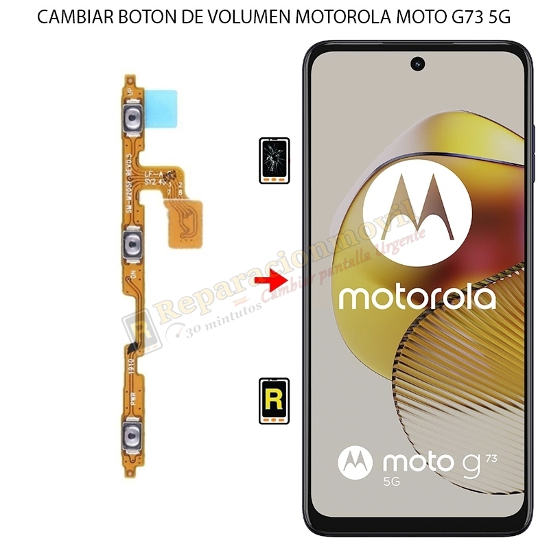 Cambiar Botón de Volumen Motorola Moto G73 5G