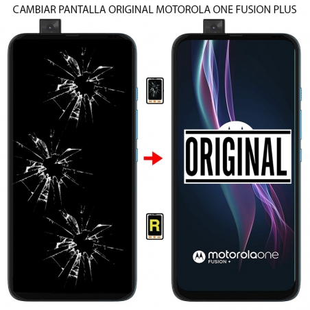 Cambiar Pantalla Original Motorola One Fusion Plus