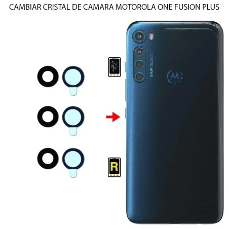 Cambiar Cristal Cámara Trasera Motorola One Fusion Plus