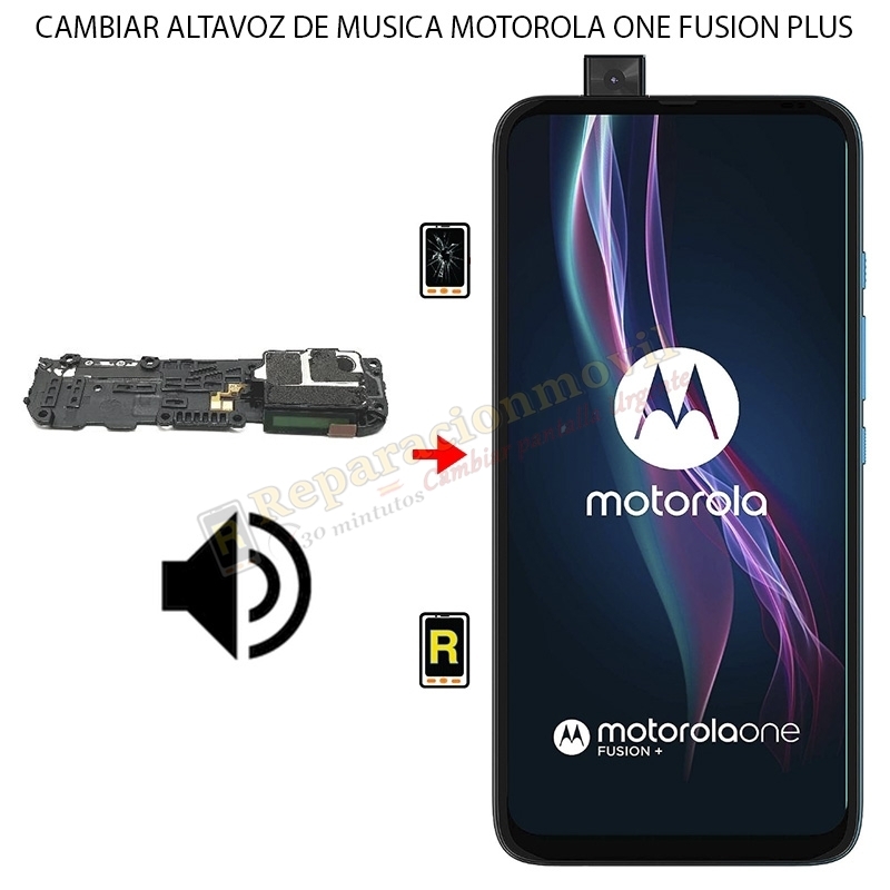 Cambiar Altavoz de Música Motorola One Fusion Plus