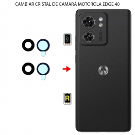Cambiar Cristal Cámara Trasera Motorola Moto Edge 40
