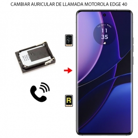 Cambiar Auricular de Llamada Motorola Moto Edge 40