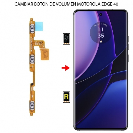 Cambiar Botón de Volumen Motorola Moto Edge 40