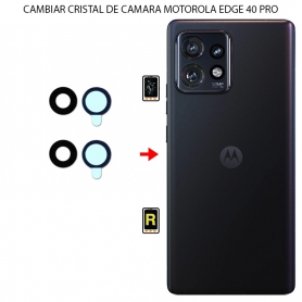 Cambiar Cristal Cámara Trasera Motorola Moto Edge 40 Pro