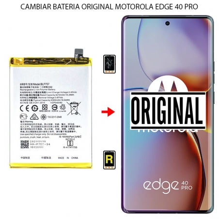 Cambiar Batería Original Motorola Moto Edge 40 Pro