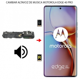 Cambiar Altavoz de Música Motorola Moto Edge 40 Pro