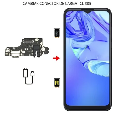 Cambiar Conector de Carga TCL 305