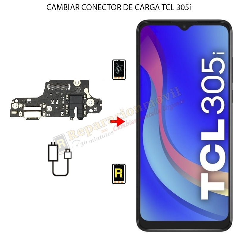 Cambiar Conector de Carga TCL 305i