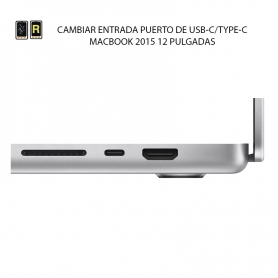 Cambiar Entrada USB C MacBook 2015 12 Pulgadas