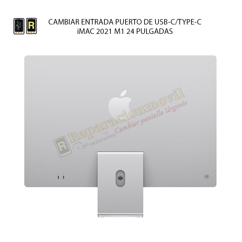 Cambiar Entrada USB C iMac 24 M1 2021