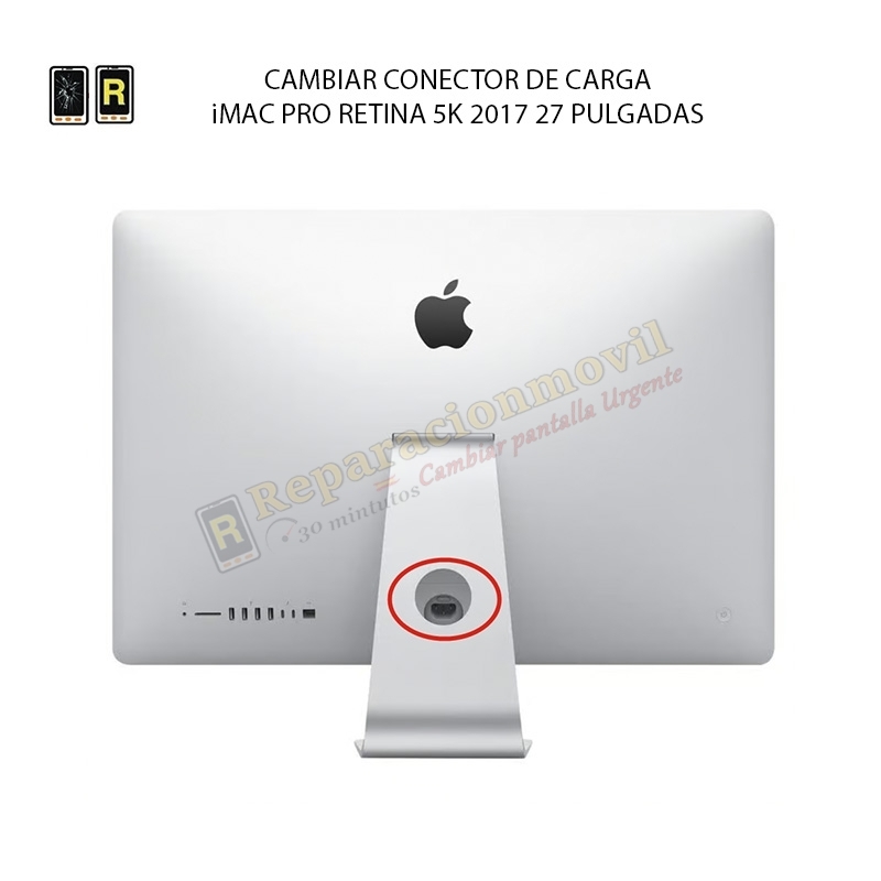 Cambiar Conector de Carga iMac Pro Retina 5K 27 2017