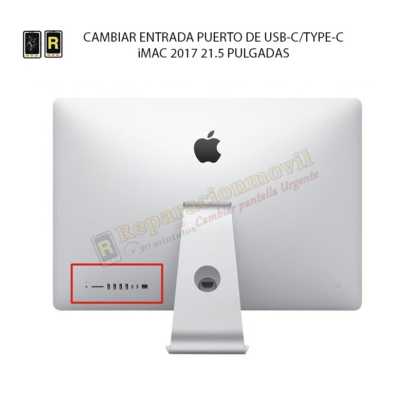 Cambiar Entrada USB C iMac 21.5 2017