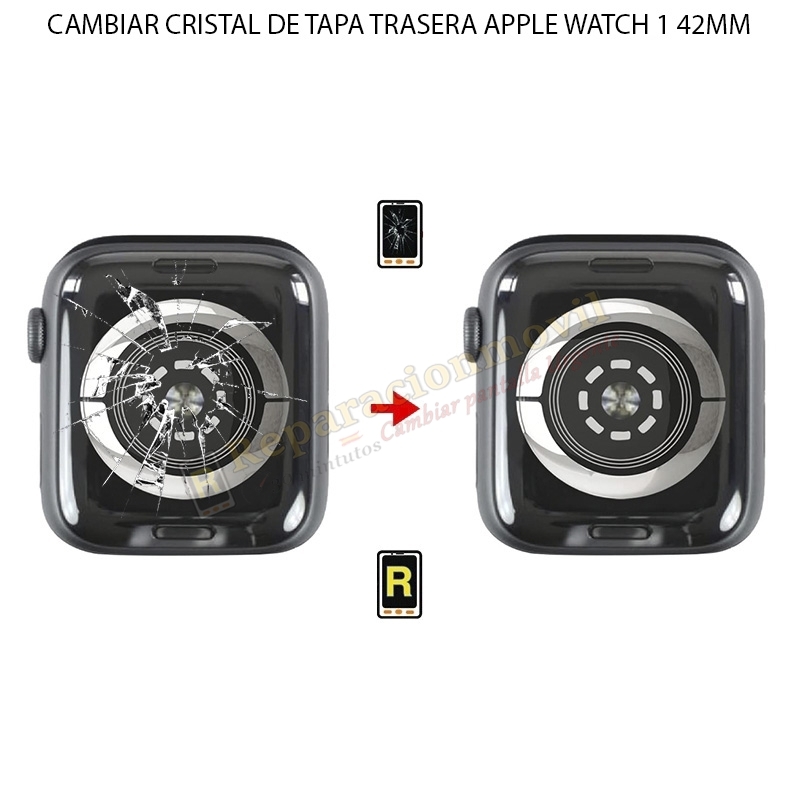 Cambiar Cristal Tapa Trasera Apple Watch 1 (42MM)