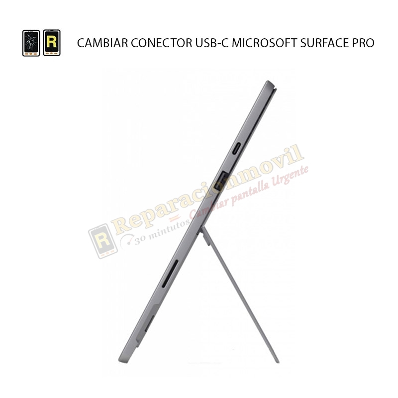 Cambiar Entrada USB C Microsoft Surface Pro X