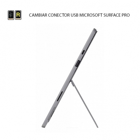 Cambiar Entrada Conector USB Microsoft Surface Pro X