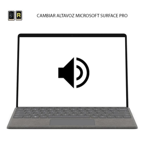 Cambiar Altavoz Microsoft Surface Pro 7 Plus