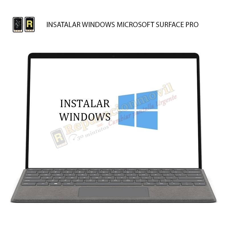 Instalación de Windows Microsoft Surface Pro 7 Plus