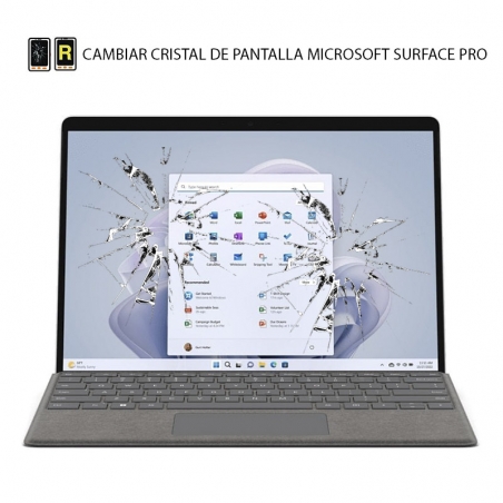 Cambiar Cristal de Pantalla Microsoft Surface Pro 6