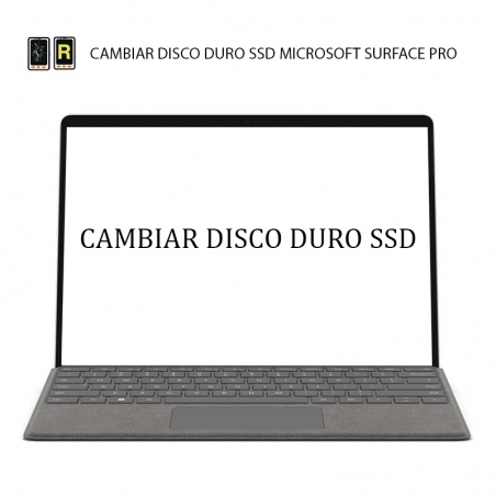 Cambiar Disco Duro SSD Microsoft Surface Pro 2