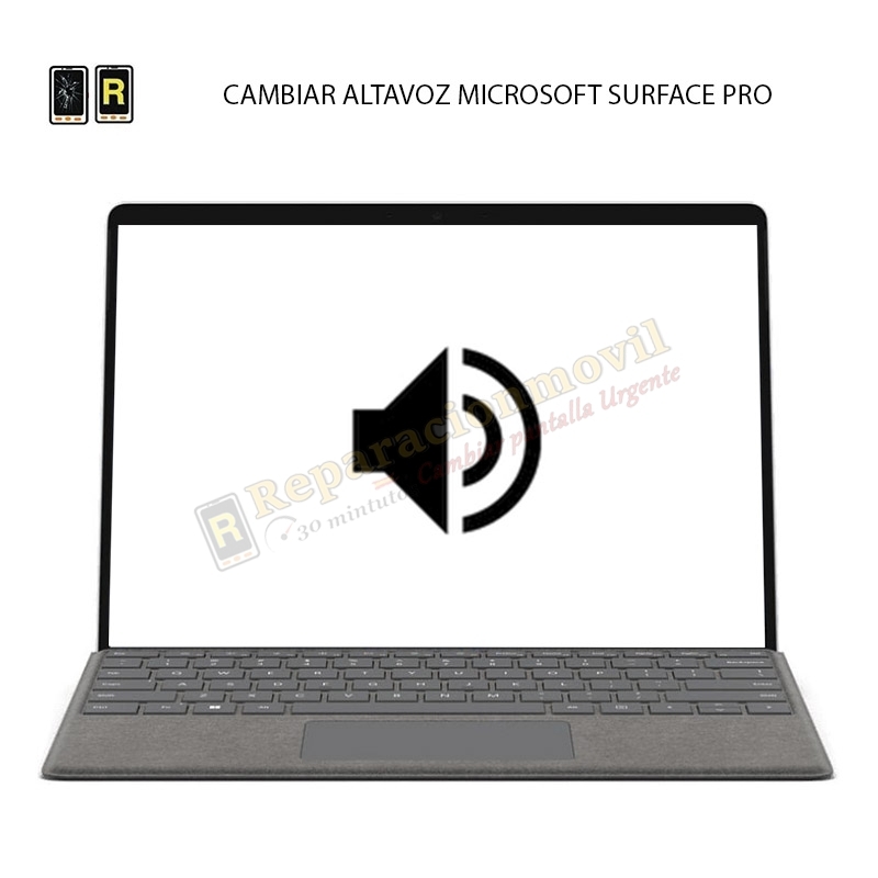 Cambiar Altavoz Microsoft Surface Pro 1