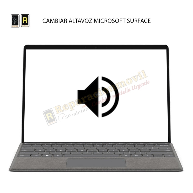 Cambiar Altavoz Microsoft Surface RT