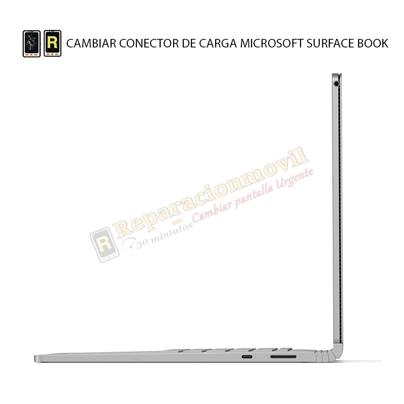 Cambiar Conector de Carga Microsoft Surface Book 2