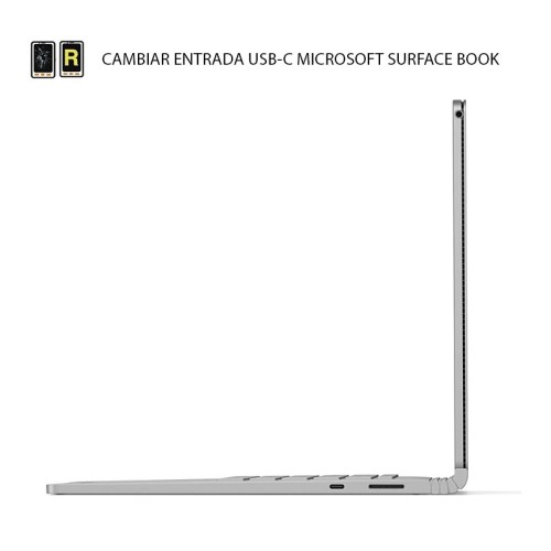 Cambiar Entrada USB C Microsoft Surface Book 1