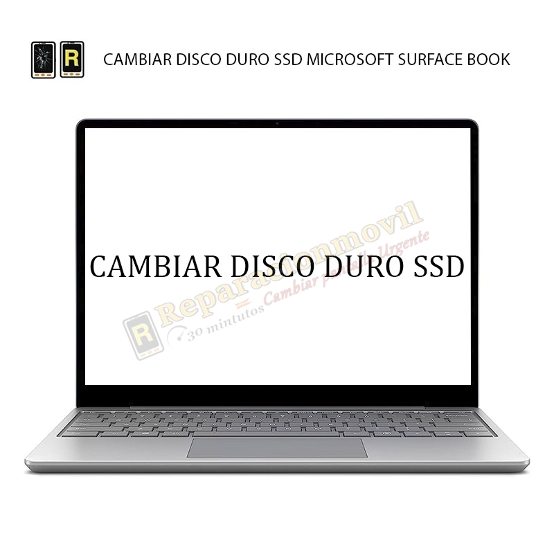 Cambiar Disco Duro SSD Microsoft Surface Book 1