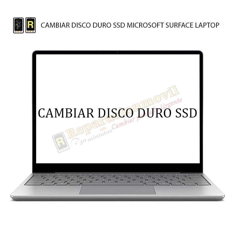 Cambiar Disco Duro SSD Microsoft Surface Laptop 2